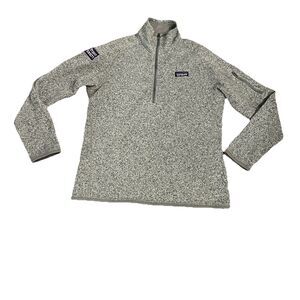 patagonia womens pullover Fleece Large High Point University 1/4 zip